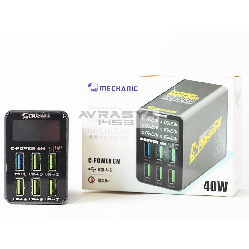 Mechanic C-Power 6M 6 Port Usb Tester